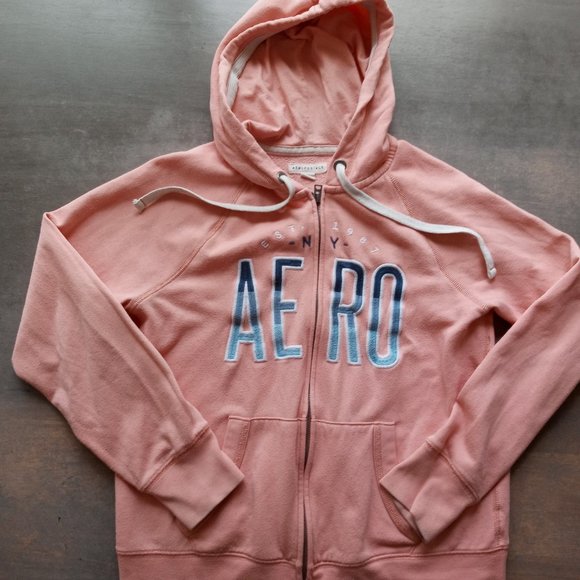 Aero Original Brand Full-Zip Up Hoodie - Picture 6 of 7